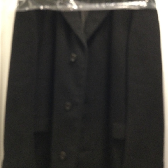 Finest Quality From Scotland BLACK  Crombie Coat - Picture 8 of 13